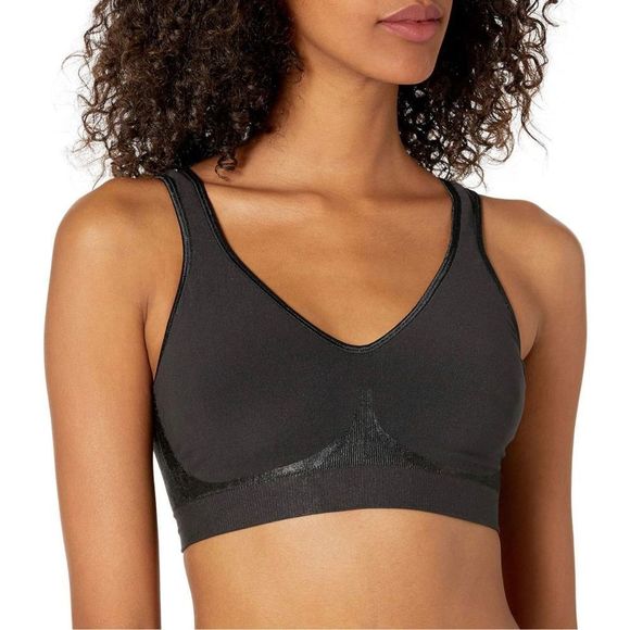Bali Women's Comfort Revolution ComfortFlex Fit Wirefree Bra Small Black DF3484 - Picture 1 of 6